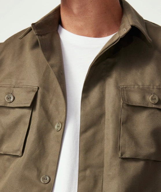 Ireland Eco-Overshirt in Cotton Linen Blend