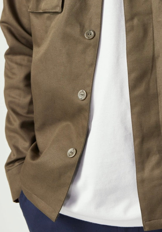 Ireland Eco-Overshirt in Cotton Linen Blend