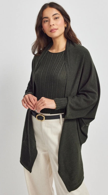 Merino Queen Bee Drape Capelet