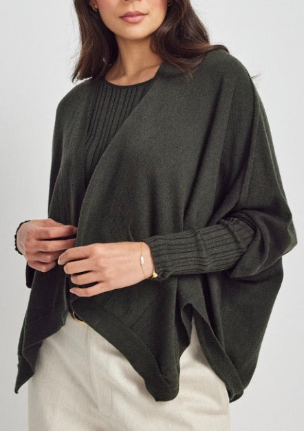 Merino Queen Bee Drape Capelet