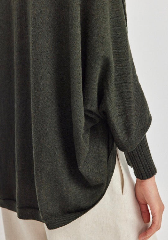 Merino Queen Bee Drape Capelet