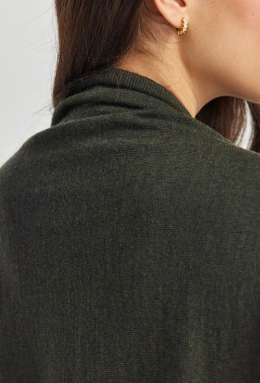 Merino Queen Bee Drape Capelet