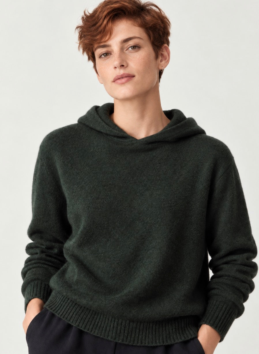 Jensen Light Merino Hoodie from New Zealand - Wilder