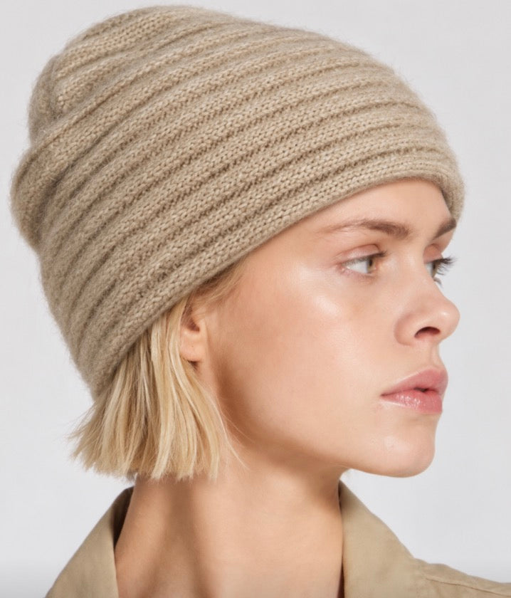 Neve Ribbed Merino Comfort Hat from New Zealand