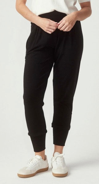 Joey Zip Stretch Merino Perfect Jogger -Jet