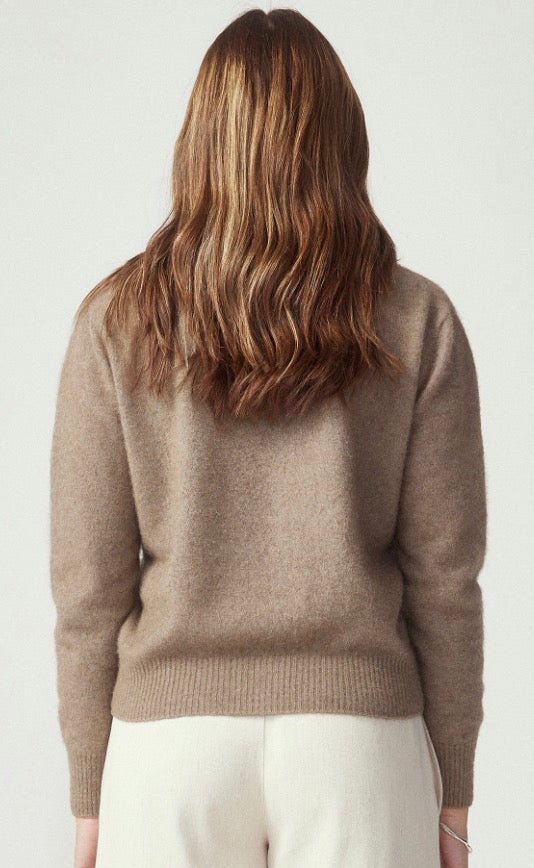 Jones Kapua Cashmere Blend Cardigan- Chia Seed
