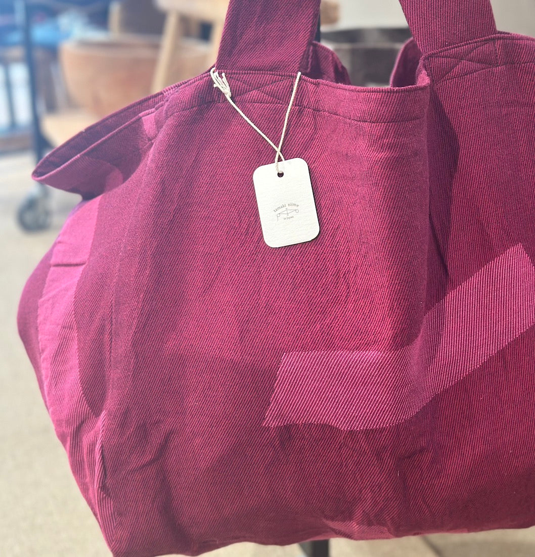 Tamaki-Niime Tamafukurou Cotton Carry Tote Bag, 3 sizes