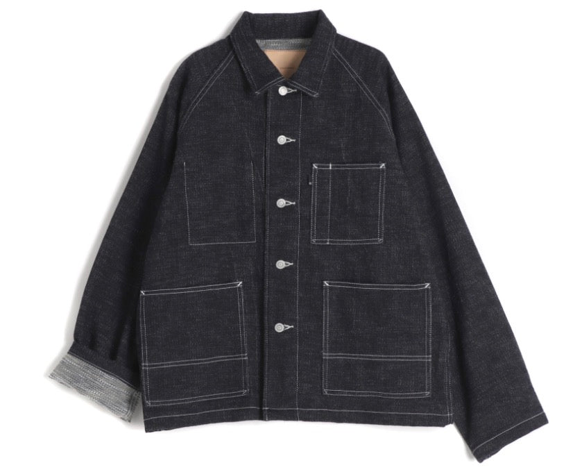 Tamaki-Niime Bespoke Denim Coverall Jacket from Japan