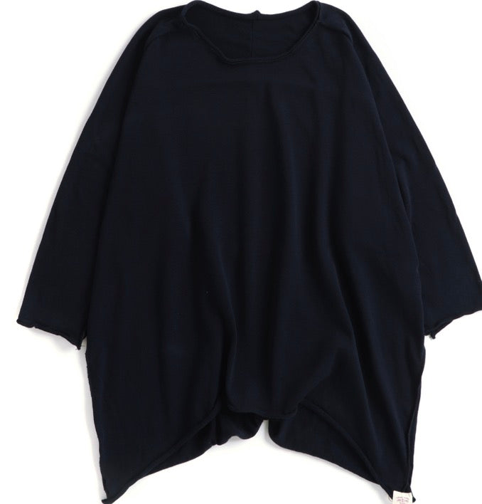 Nuime Futo Mid Sleeve Fine Organic Cotton Woven Top Gender Free by Tamaki-Niime