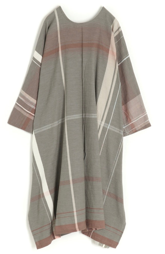 Tamaki-Niime Fuwa-T All 3/4 length Sleeve Kaftan Organic Cotton