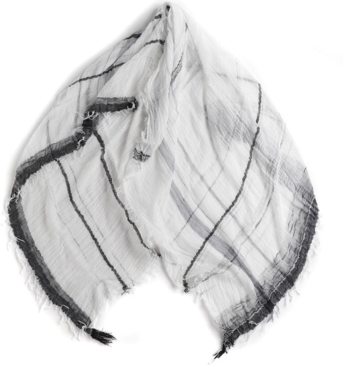 Roots Billowy shawls by Tamaki 90'' x 66''