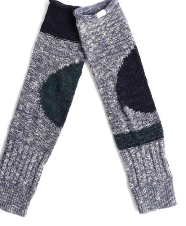 Boso Short Organic Circle pattern Cotton Woven Arm Warmer