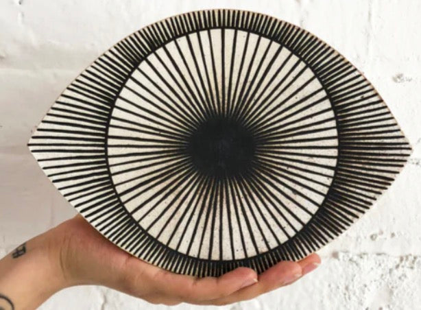 New Eye Sculpture by MQuan medium