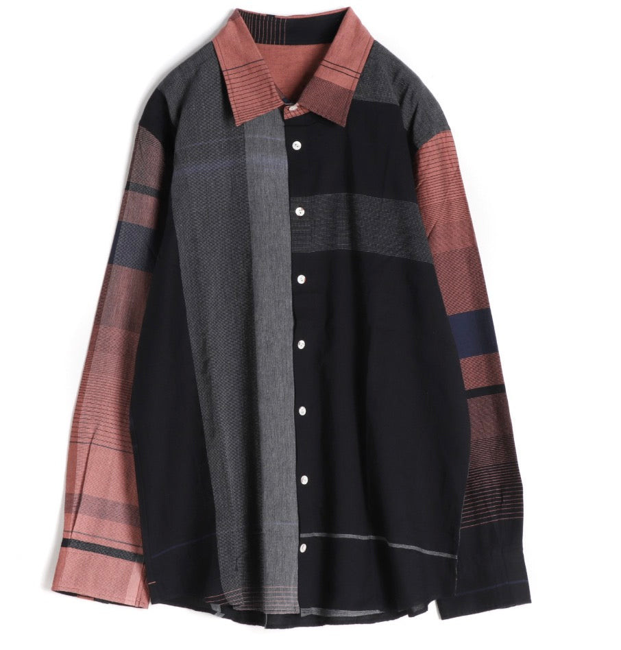 Button Down Shirt -Long Sleeve in Organic Cotton by Tamaki-Niime