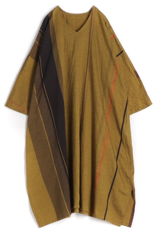 Tamaki-Niime Fuwa-T All 3/4 length Sleeve Kaftan Organic Cotton