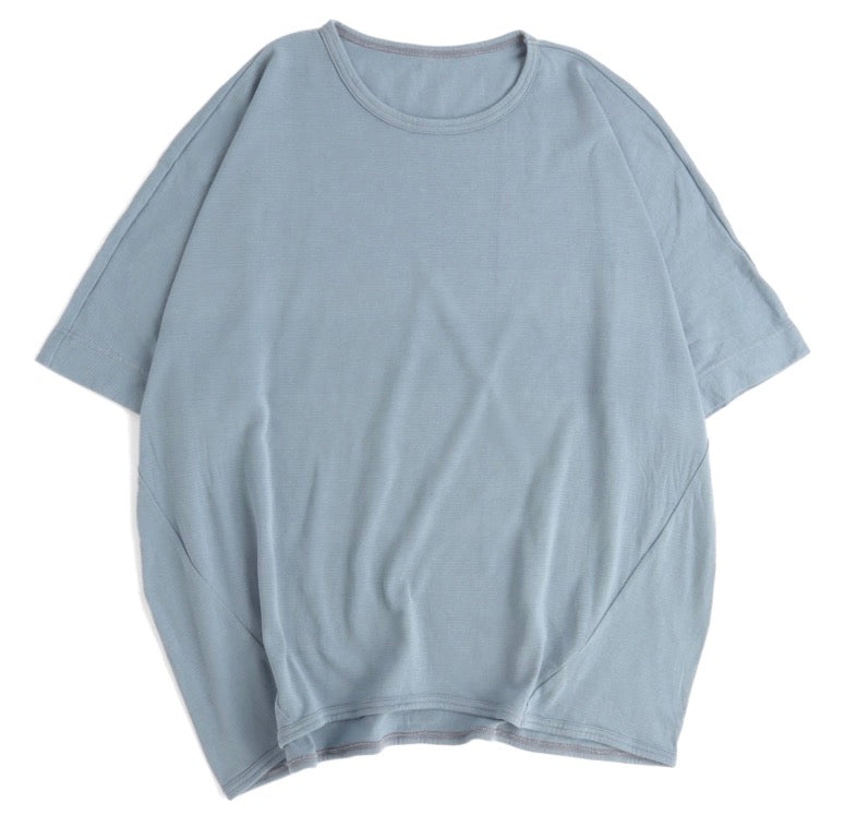 Tamaki-Niime Maru Half Sleeve Organic Cotton Tee from Japan