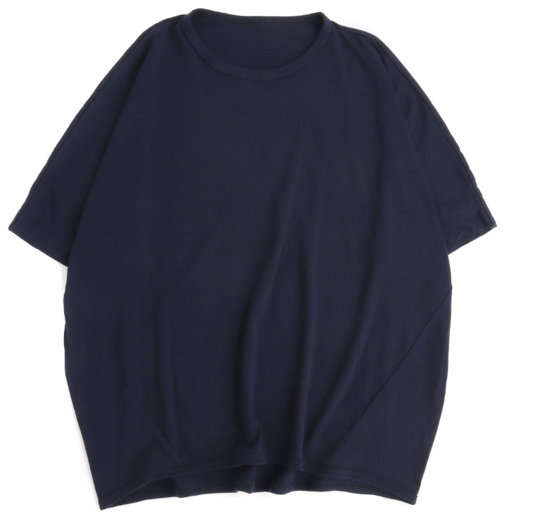 Tamaki-Niime Maru Half Sleeve Organic Cotton Tee from Japan