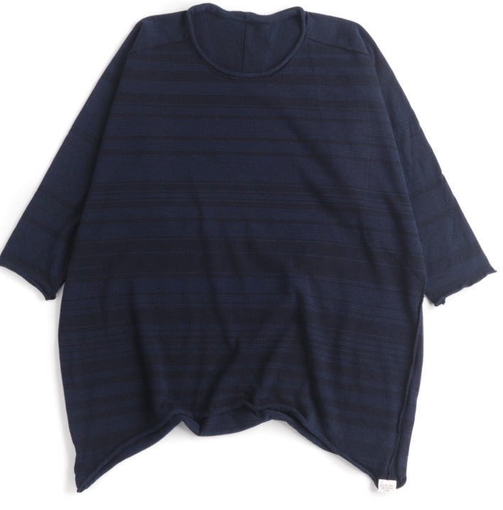 Nuime Futo Mid Sleeve Fine Organic Cotton Woven Top Gender Free by Tamaki-Niime