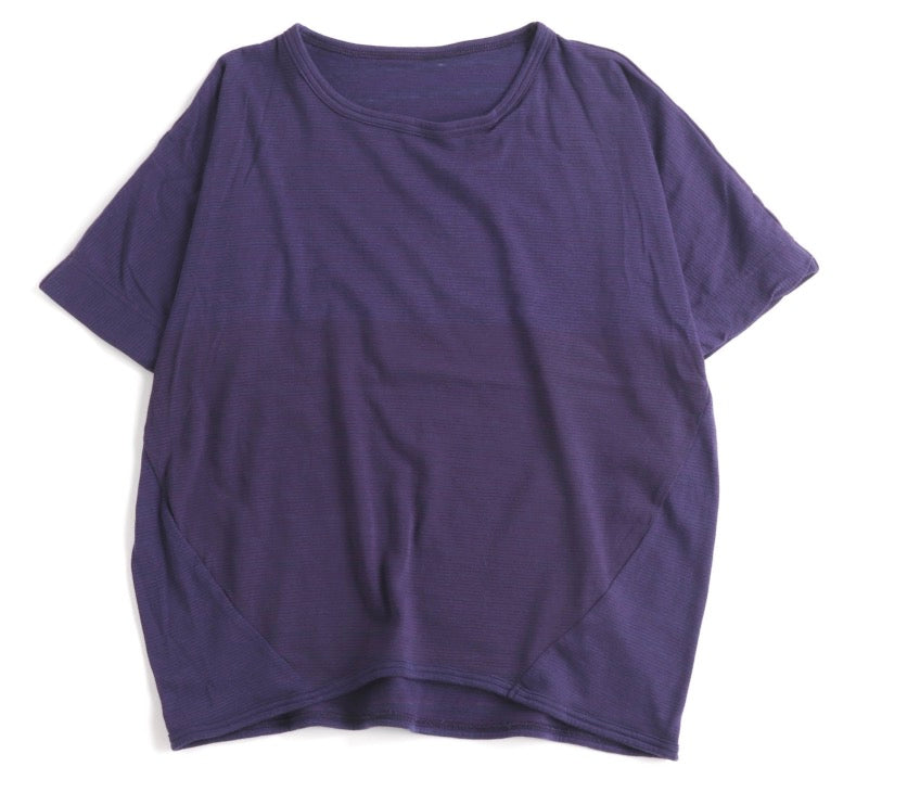 Tamaki-Niime Maru Half Sleeve Organic Cotton Tee from Japan