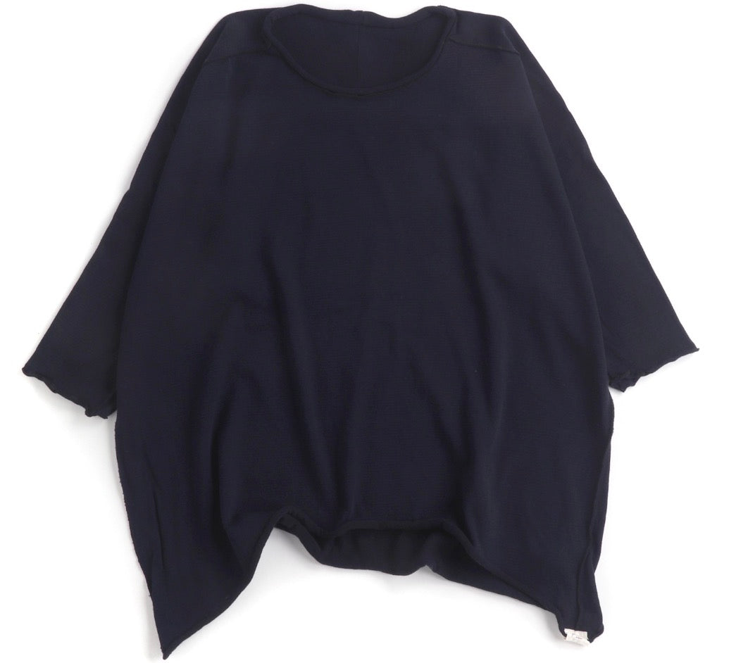 Nuime Futo Mid Sleeve Fine Organic Cotton Woven Top Gender Free by Tamaki-Niime