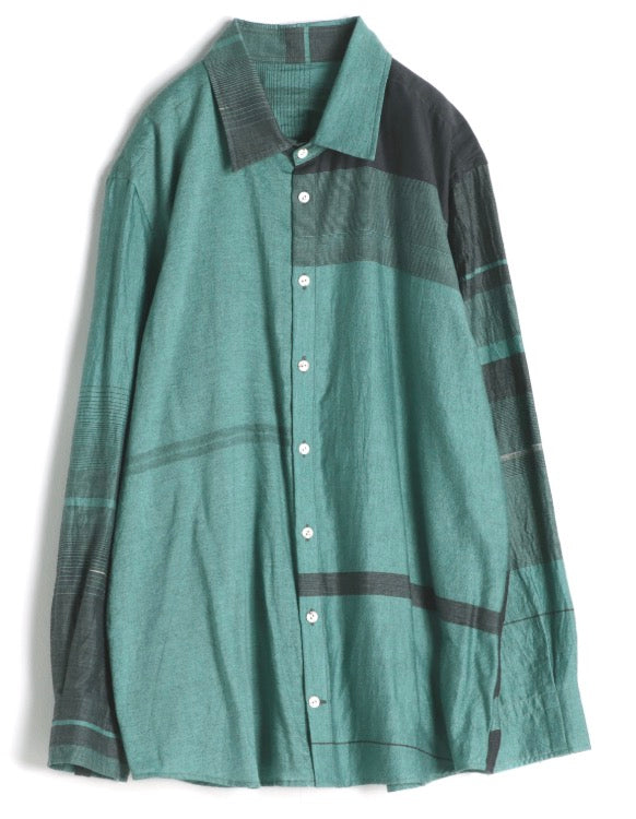 Button Down Shirt -Long Sleeve in Organic Cotton by Tamaki-Niime