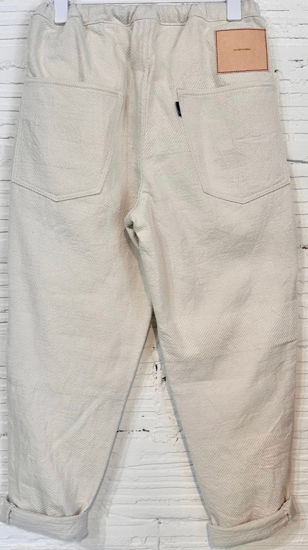 Tamaki-Niime Happy Pant-Organic Cotton Denim -Gender Fluid Wear from Japan