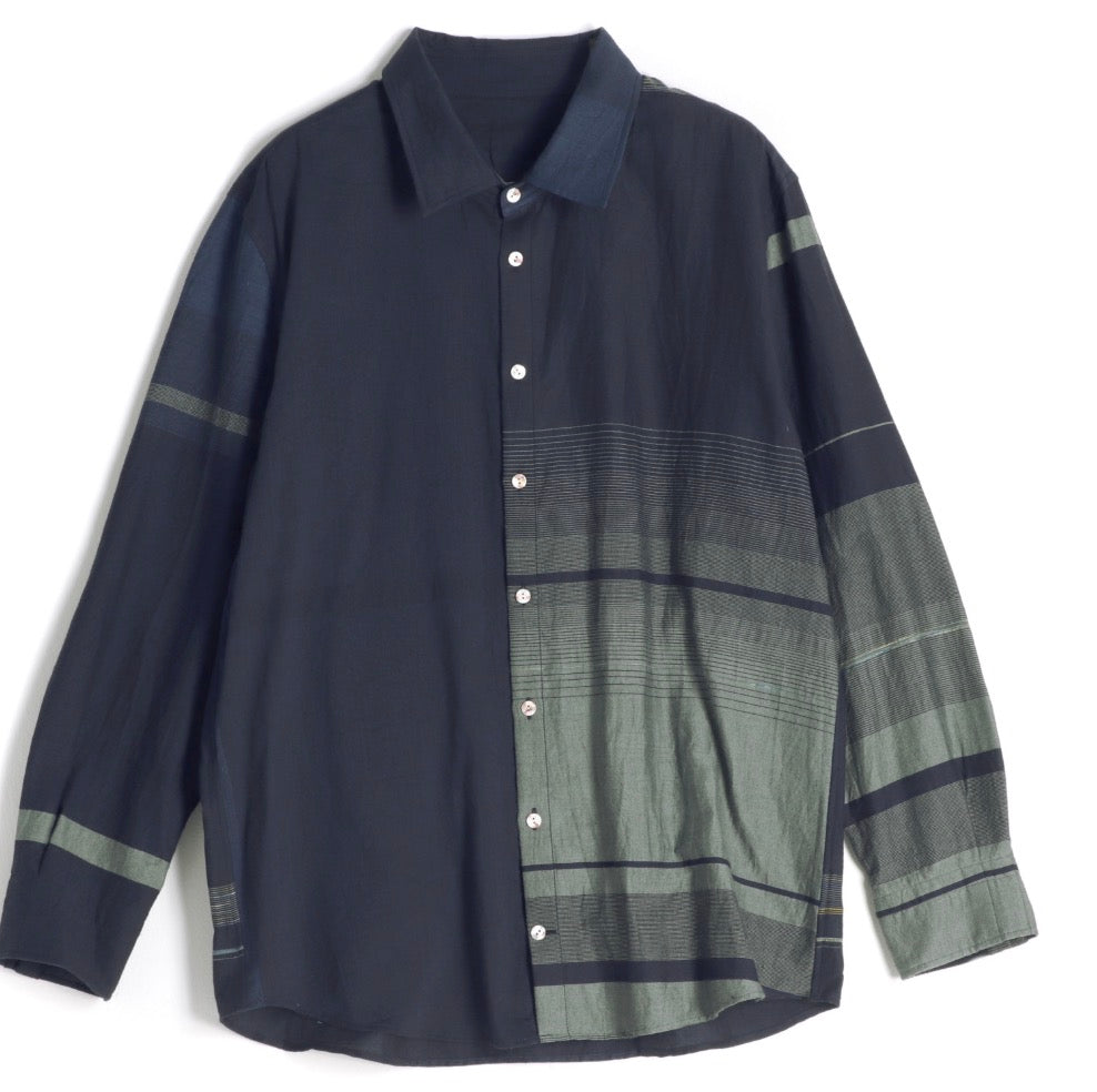 Button Down Shirt -Long Sleeve in Organic Cotton by Tamaki-Niime