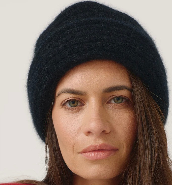 Untouched World Felted Double Ribbed Hat from New Zealand