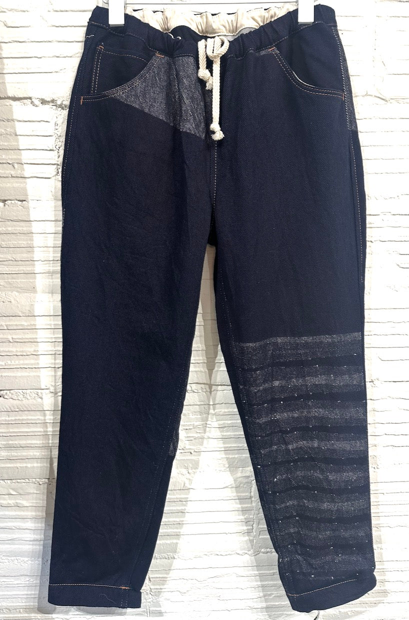 Tamaki-Niime Happy Pant-Organic Cotton Denim -Gender Fluid Wear from Japan