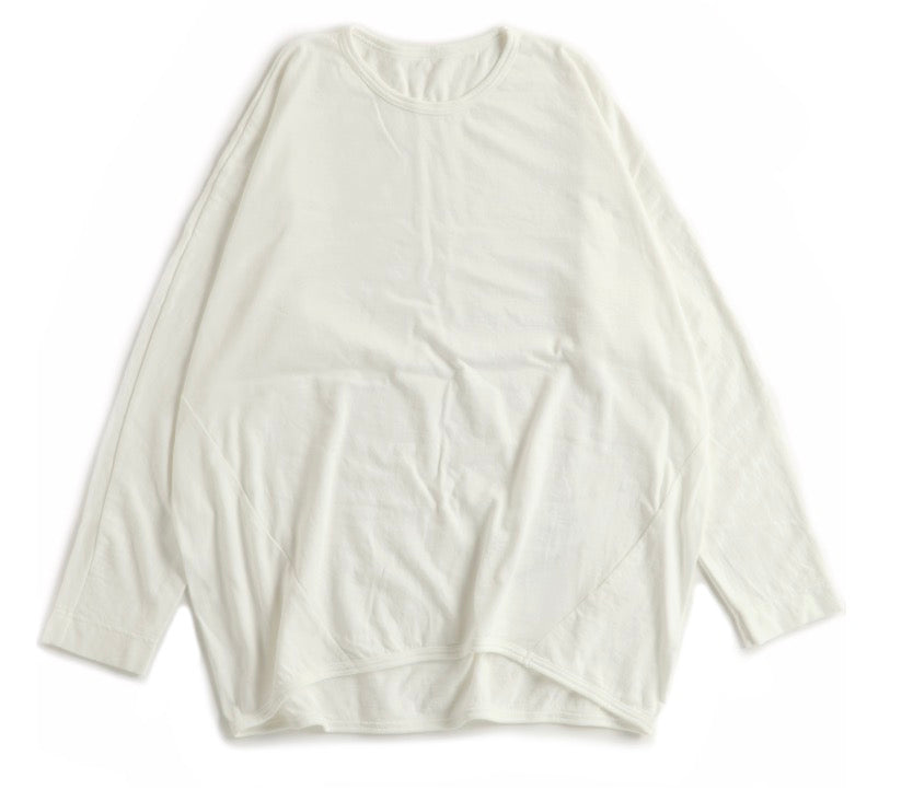Tamaki-Niime Peron Long Sleeve Organic Cotton Knit Top