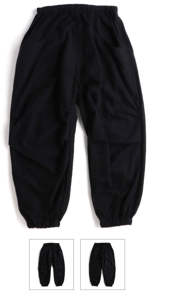 Tamaki-Niime Nica Parachute Cotton and Cotton-Merino Blend "Co-Ed" Pant