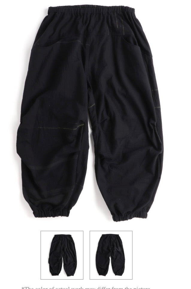 Tamaki-Niime Nica Parachute Cotton and Cotton-Merino Blend "Co-Ed" Pant