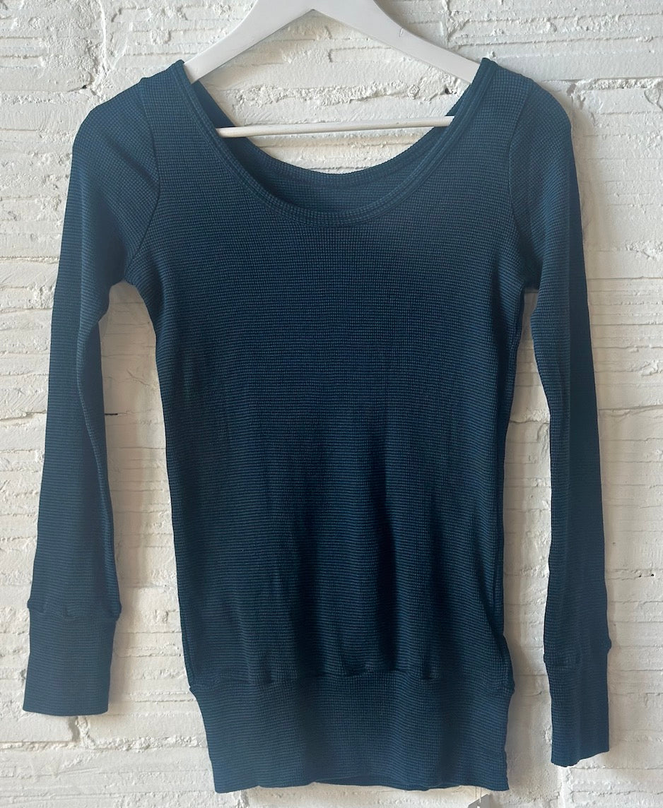 Tamaki-Niime Fukapita Scoop Cotton Knit Long Sleeve