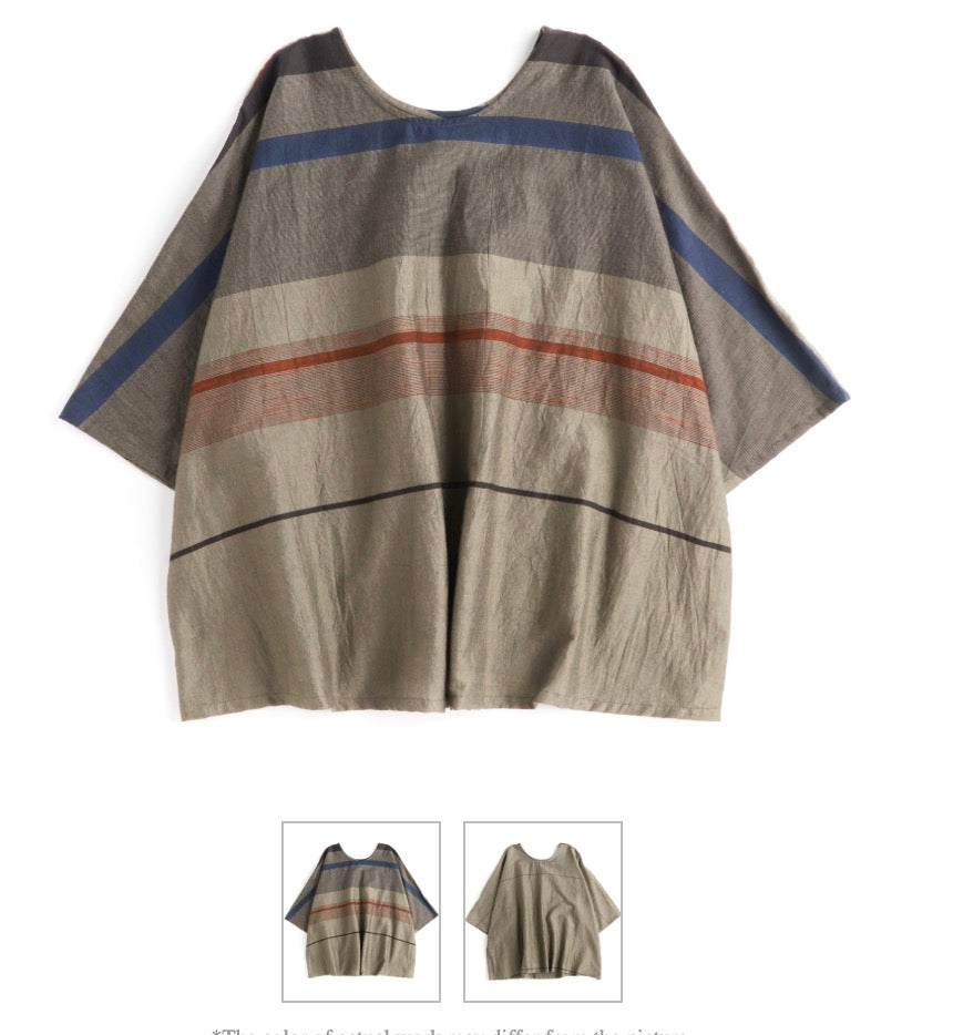 Tamaki-Niime Fuwa Tee Half Sleeve Organic Cotton Tee