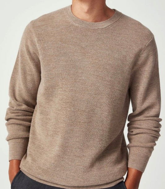 Cobblestone Washable Merino Sweater from New Zealand