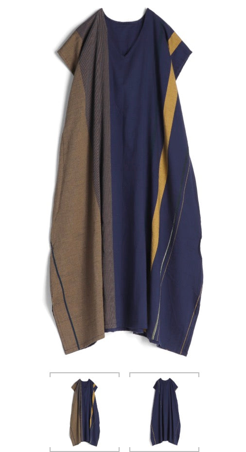Fuwa Cap Sleeve Kaftan -Organic Cotton from Japan