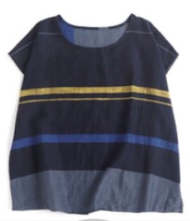 Suton tee short cap sleeve in organic Japanese cotton