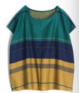 Suton tee short cap sleeve in organic Japanese cotton