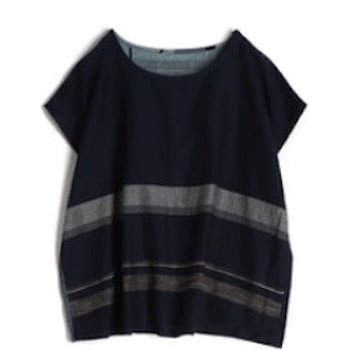 Suton tee short cap sleeve in organic Japanese cotton