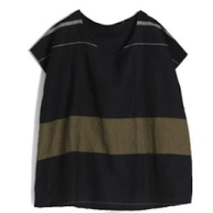 Suton tee short cap sleeve in organic Japanese cotton