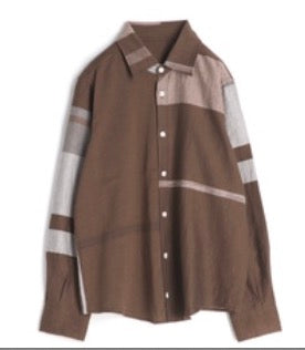 Button Down Shirt -Long Sleeve in Organic Cotton by Tamaki-Niime
