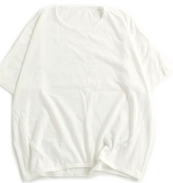 Tamaki-Niime Maru Half Sleeve Organic Cotton Tee from Japan