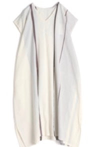 Fuwa Cap Sleeve Kaftan -Organic Cotton from Japan