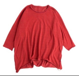 Nuime Futo Mid Sleeve Fine Organic Cotton Woven Top Gender Free by Tamaki-Niime