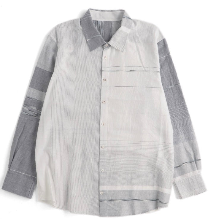 Button Down Shirt -Long Sleeve in Organic Cotton by Tamaki-Niime