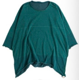 Nuime Futo Mid Sleeve Fine Organic Cotton Woven Top Gender Free by Tamaki-Niime