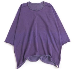 Nuime Futo Mid Sleeve Fine Organic Cotton Woven Top Gender Free by Tamaki-Niime