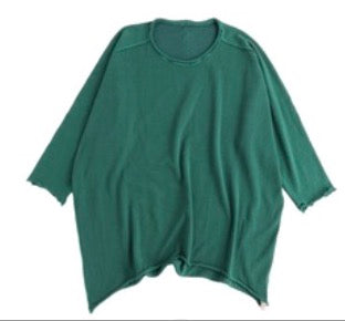 Nuime Futo Mid Sleeve Fine Organic Cotton Woven Top Gender Free by Tamaki-Niime