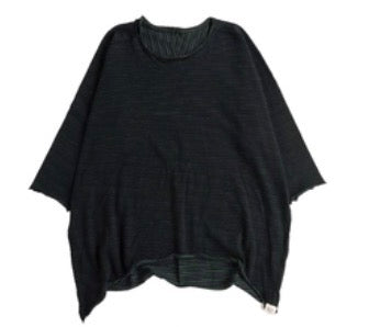 Nuime Futo Mid Sleeve Fine Organic Cotton Woven Top Gender Free by Tamaki-Niime