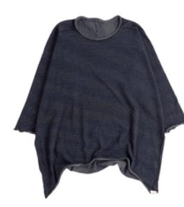 Nuime Futo Mid Sleeve Fine Organic Cotton Woven Top Gender Free by Tamaki-Niime